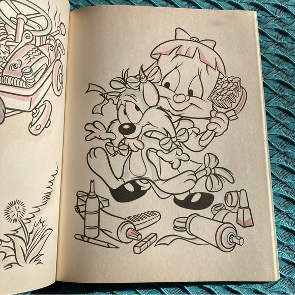 1990s Tiny Toon Paint With Water Books - Picture 11 of 16